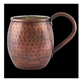 Turna Bakır TURNA0497-3 500 ml Moscow Mule Oksit El Dövme Bardak