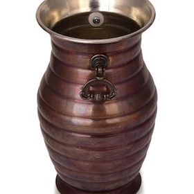 Turna Bakır TURNA2555-3 Oksit Düz Sümbüllü Vazo