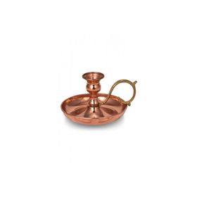 Turna Bakır TURNA2581-1 Kırmızı Düz Alem Mumluk