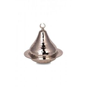 Turna Bakır TURNA5824-2 14 cm Heybeli Nikel El Dövme Şekerlik