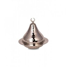 Turna Bakır TURNA5824-2 14 cm Heybeli Nikel El Dövme Şekerlik