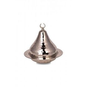 Turna Bakır TURNA5824-2 14 cm Heybeli Nikel El Dövme Şekerlik