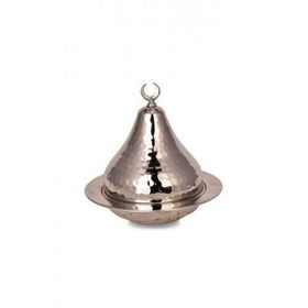 Turna Bakır TURNA5824-2 14 cm Heybeli Nikel El Dövme Şekerlik