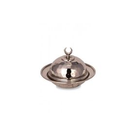 Turna Bakır TURNA5852-2 9 cm Saka Nikel El Dövme Yuvarlak Lokumluk