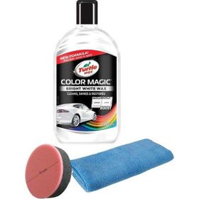 Turtle Wax 500 ml Renk Yenileyici Beyaz Cila+Sünger+Bez
