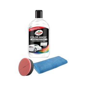 Turtle Wax 500 ml Renk Yenileyici Beyaz Cila+Sünger+Bez