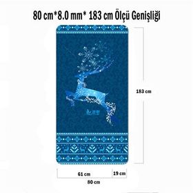 Tusi 016 Geyik Desen Yoga Matı ve Pilates Minderi
