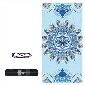 Tusi 018 Mavi Gezinti Yoga Matı ve Pilates Minderi