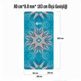 Tusi 022 Yıldız Desen Yoga Matı ve Pilates Minderi
