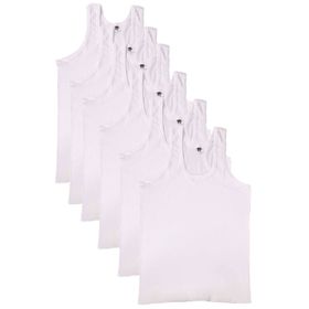Tutku 0101 Beyaz 6 Adet Erkek Penye Atlet
