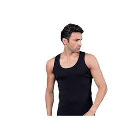Tutku 0103 Bisiklet Yaka 6'lı Siyah Erkek Fanila