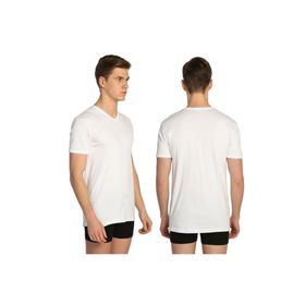 Tutku 0107 Ribana V Yaka Kısa Kol 5'li Beyaz Erkek Atlet