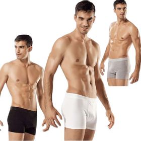 Tutku 0114 6'lı Paket Likralı Siyah M Erkek Boxer