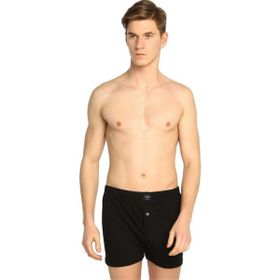 Tutku 0117 Penye Düz 6'lı Siyah Erkek Boxer
