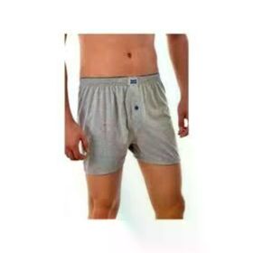 Tutku 0117 Penye Düz Gri Erkek Boxer