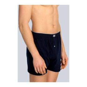 Tutku 0117 Penye Düz Siyah Erkek Boxer