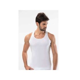 Tutku 0118 3 Adet Ribana Spor Erkek Beyaz Atlet