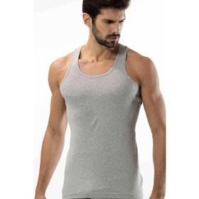Tutku 0118 3 Adet Ribana Spor Erkek Gri Atlet