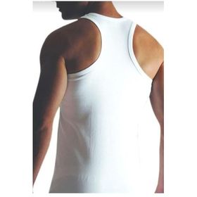 Tutku 0118 Askılı Beyaz Erkek Spor Atlet