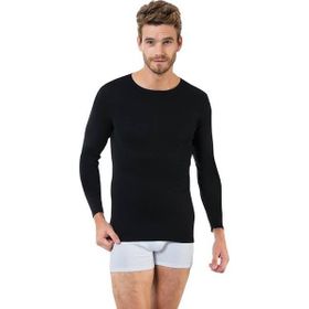 Tutku 0126 Erkek Siyah XL Termal Üst İçlik