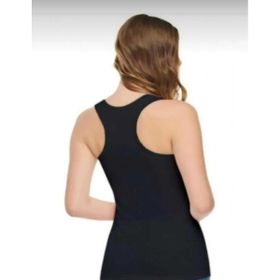 Tutku 0145 Elastan Spor Pamuklu Siyah Kadın Atlet