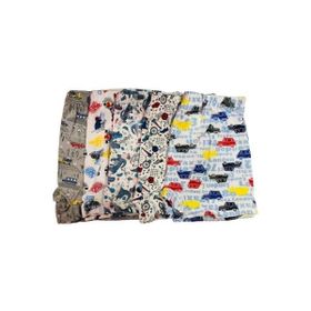 Tutku 0254 Empirme Desenli 6 Adet Erkek Çocuk Boxer