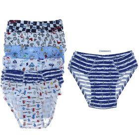 Tutku 0255 Erkek Çocuk 6 Adet Elastan Slip Külot