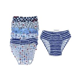 Tutku 0255 Erkek Çocuk 6 Adet Elastan Slip Külot