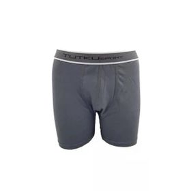 Tutku 0400 Elastan 6'li Paket Gri Spor Erkek Boxer