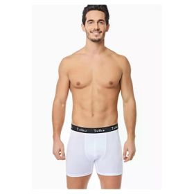 Tutku 0400 Likralı 12 Adet Beyaz Erkek Sporcu Boxer