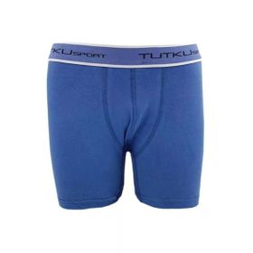 Tutku 0400 Likralı 12 Adet Havacı Mavi Erkek Sporcu Boxer