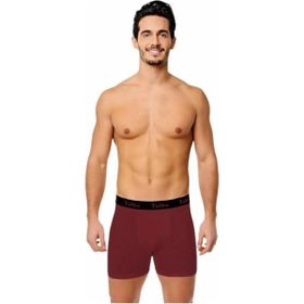 Tutku 0400 Likralı 3 Adet Bordo Erkek Sporcu Boxer