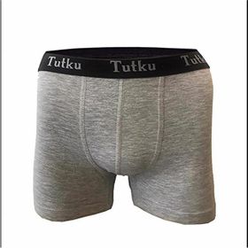 Tutku 0400 Likralı 3 Adet Gri Erkek Sporcu Boxer