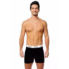 Tutku 0400 Likralı 6 Adet Siyah Erkek Sporcu Boxer