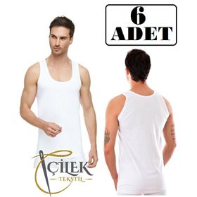 Tutku 1001 Beyaz Penye Erkek Atlet