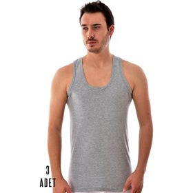 Tutku 102 Ribana 3 Adet Gri Erkek Atlet