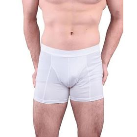 Tutku 114 6'lı Likralı Beyaz Erkek Boxer