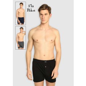 Tutku 117 Karışık Renk Penye Erkek Boxer