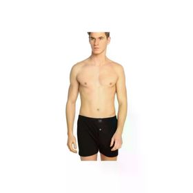 Tutku 117 Penye Düz 6'lı Siyah Erkek Boxer