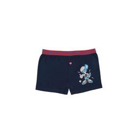 Tutku 253 Baskılı Elastan Lacivert Erkek Çocuk Boxer