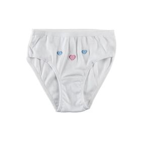 Tutku 41484 12'li Kız Çocuk İşlemeli Slip Külot