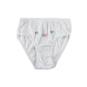 Tutku 41484 12'li Kız Çocuk İşlemeli Slip Külot