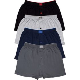 Tutku 6 Adet Erkek Düz Penye Boxer