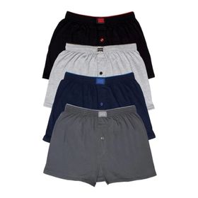 Tutku 6 Adet Erkek Düz Penye Boxer