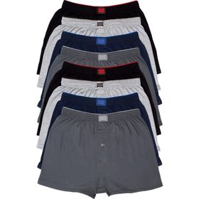 Tutku 6 Adet Erkek Düz Penye Boxer