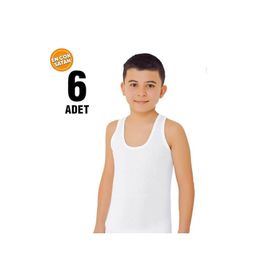 Tutku 6’lı Erkek Çocuk Penye Atlet