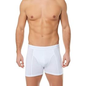 Tutku Beyaz Renk Likralı Boxer