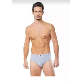 Tutku ELF568T0109CCM12 Gri 12 li Paket Penye Erkek Slip Külot