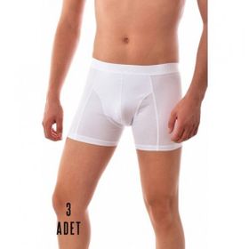 Tutku ELF568T0114CCM Beyaz Likralı Erkek Boxer