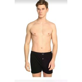 Tutku ELF568T0117CCM12 Siyah 12 li Paket Penye Düğmeli Erkek Boxer